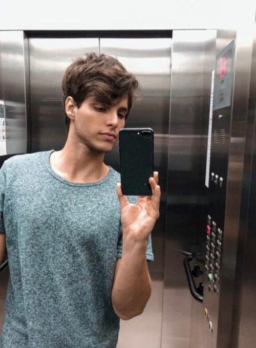 Selfie no elevador
